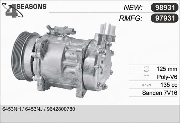 AHE 97931 - Компресор, климатизация vvparts.bg