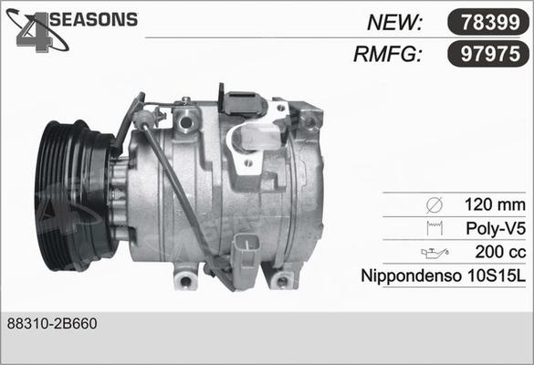 AHE 97975 - Компресор, климатизация vvparts.bg