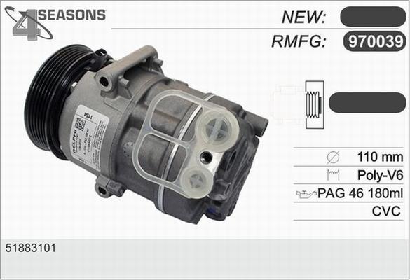 AHE 970039 - Компресор, климатизация vvparts.bg