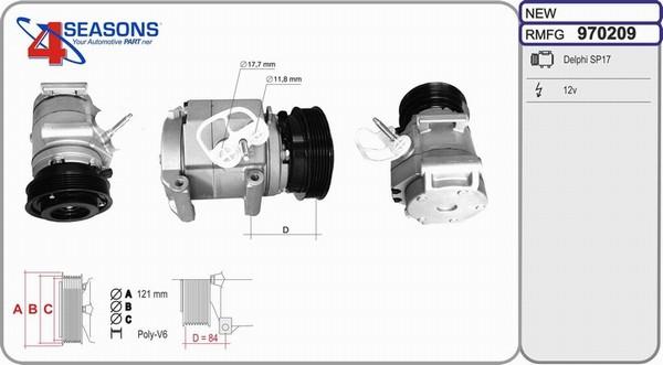 AHE 970209 - Компресор, климатизация vvparts.bg