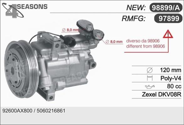 AHE 97899 - Компресор, климатизация vvparts.bg