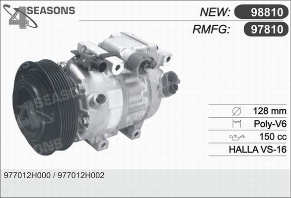 AHE 97810 - Компресор, климатизация vvparts.bg