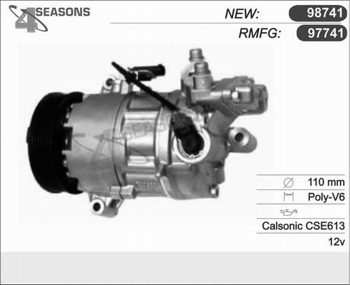 AHE 97741 - Компресор, климатизация vvparts.bg