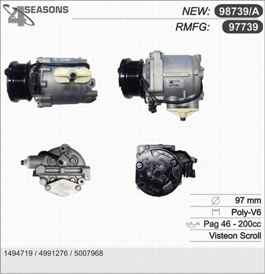 AHE 97739 - Компресор, климатизация vvparts.bg