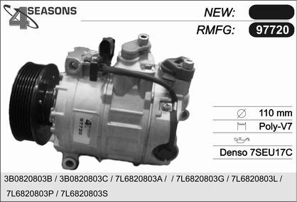 AHE 97720 - Компресор, климатизация vvparts.bg