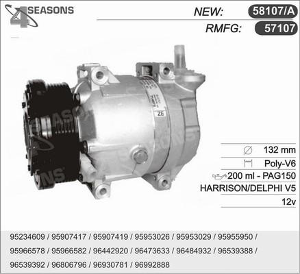 AHE 58107/A - Компресор, климатизация vvparts.bg