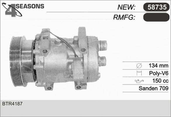 AHE 58735 - Компресор, климатизация vvparts.bg