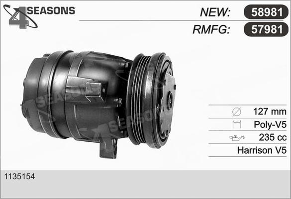 AHE 57981 - Компресор, климатизация vvparts.bg