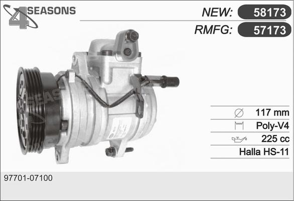 AHE 57173 - Компресор, климатизация vvparts.bg