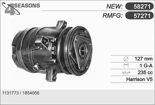 AHE 57271 - Компресор, климатизация vvparts.bg