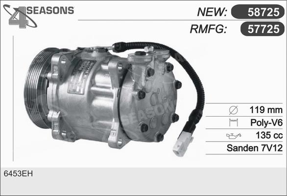 AHE 57725 - Компресор, климатизация vvparts.bg