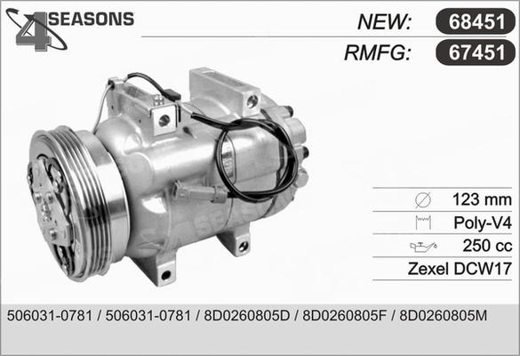 AHE 67451 - Компресор, климатизация vvparts.bg