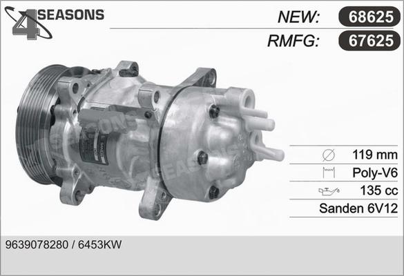 AHE 67625 - Компресор, климатизация vvparts.bg