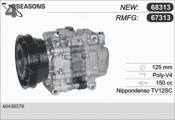 AHE 67313 - Компресор, климатизация vvparts.bg