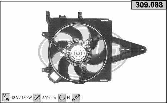 AHE 309.088 - Вентилатор, охлаждане на двигателя vvparts.bg