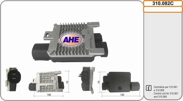 AHE 310.082C - Вентилатор, охлаждане на двигателя vvparts.bg