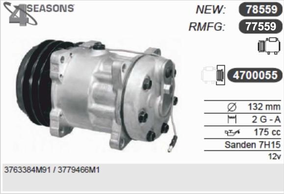 AHE 77559 - Компресор, климатизация vvparts.bg