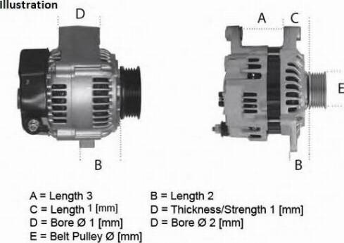 AINDE CGB-82997 - Генератор vvparts.bg