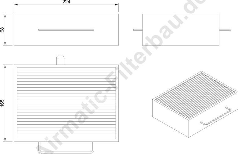 Airmatic IF0518 - Филтър купе (поленов филтър) vvparts.bg