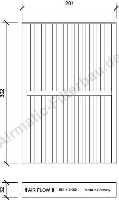 Airmatic IF0589 - Филтър купе (поленов филтър) vvparts.bg