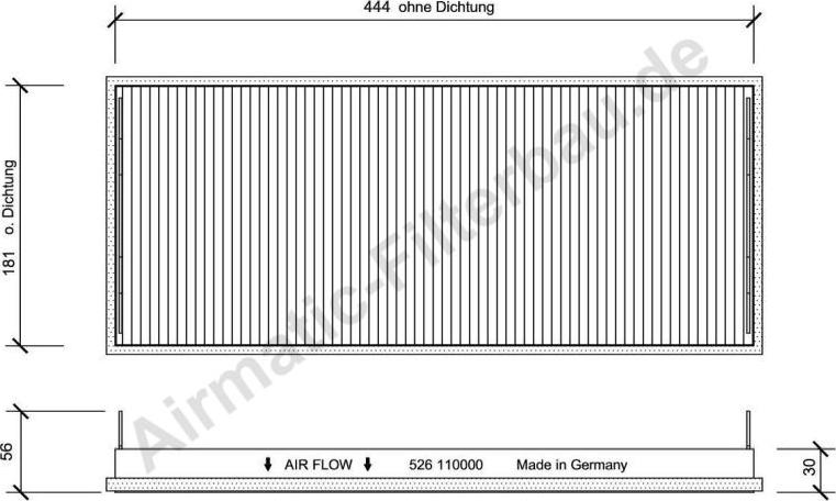 Airmatic IF0526 - Филтър купе (поленов филтър) vvparts.bg