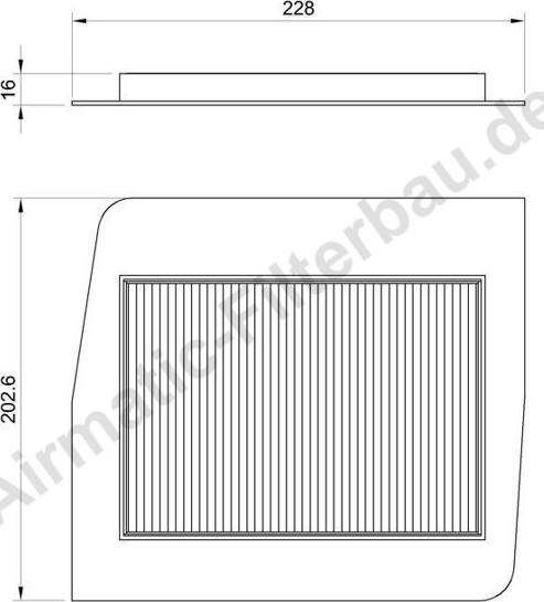 Airmatic IF0040 - Филтър купе (поленов филтър) vvparts.bg