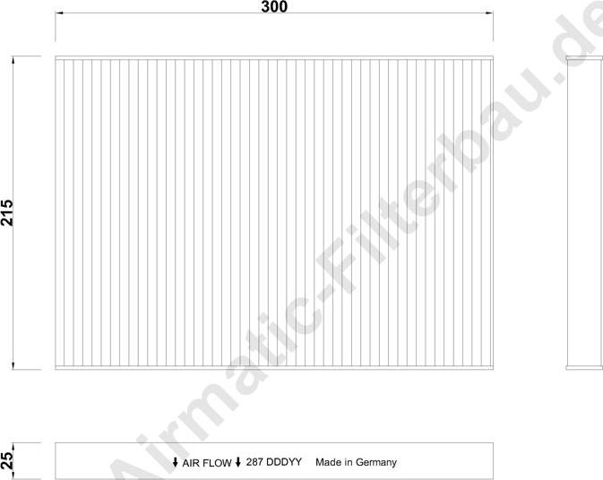 Airmatic IF0287 - Филтър купе (поленов филтър) vvparts.bg