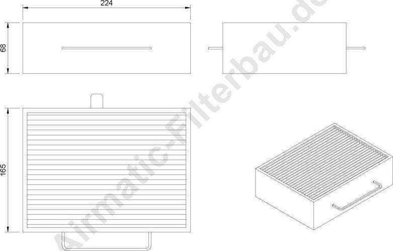 Airmatic IF1518B - Филтър купе (поленов филтър) vvparts.bg