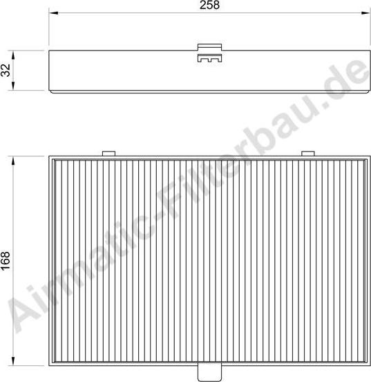 Airmatic IF1030 - Филтър купе (поленов филтър) vvparts.bg