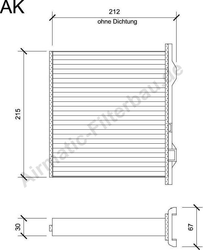 Airmatic IF1203 - Филтър купе (поленов филтър) vvparts.bg