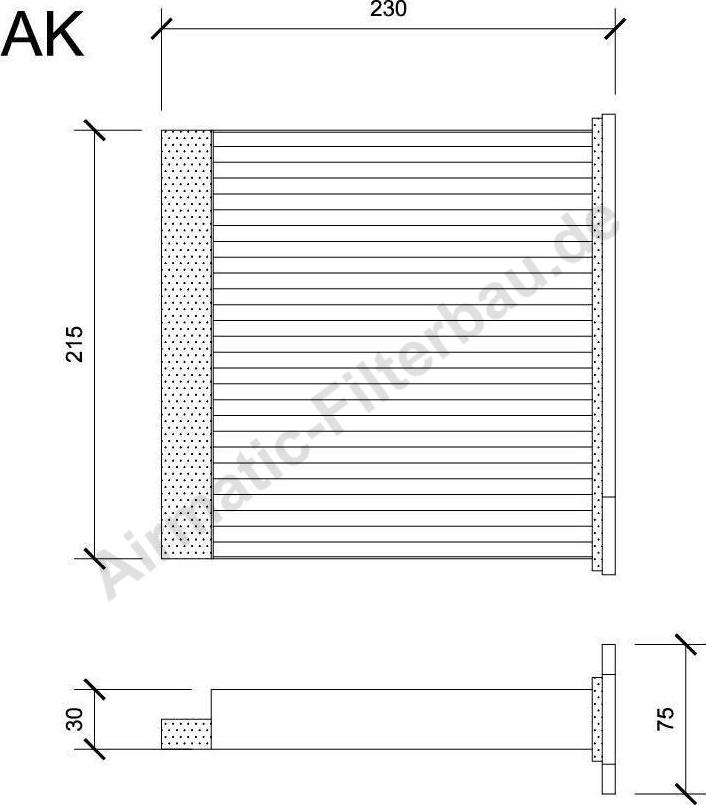 Airmatic IF1202 - Филтър купе (поленов филтър) vvparts.bg