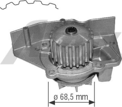 Airtex 1563 - Водна помпа vvparts.bg