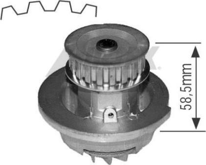 Airtex 1163 - Водна помпа vvparts.bg