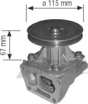 Airtex 1288 - Водна помпа vvparts.bg