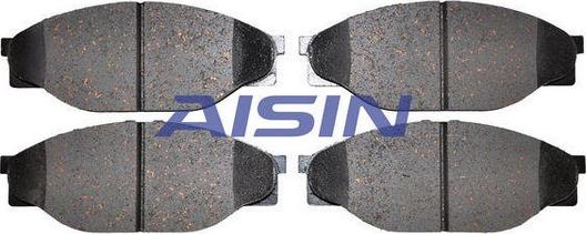 AISIN A1N049 - Комплект спирачно феродо, дискови спирачки vvparts.bg