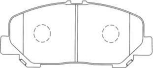 AISIN A1N139 - Комплект спирачно феродо, дискови спирачки vvparts.bg