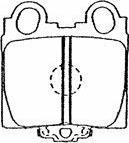 AISIN A2N099 - Комплект спирачно феродо, дискови спирачки vvparts.bg