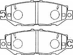 ACDelco AC646481D - Комплект спирачно феродо, дискови спирачки vvparts.bg