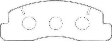 AISIN ASN-169 - Комплект спирачно феродо, дискови спирачки vvparts.bg