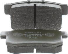 AISIN ASN-181 - Комплект спирачно феродо, дискови спирачки vvparts.bg