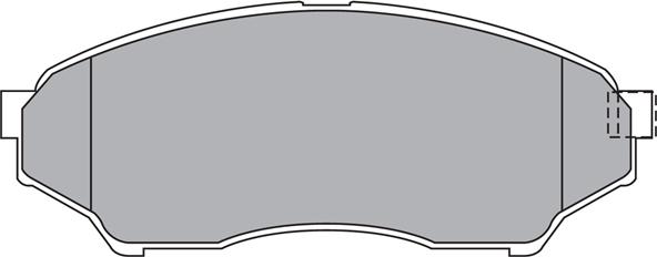 AISIN ASN-2099 - Комплект спирачно феродо, дискови спирачки vvparts.bg