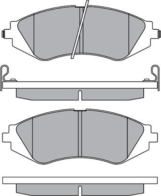 AISIN ASN-2078 - Комплект спирачно феродо, дискови спирачки vvparts.bg