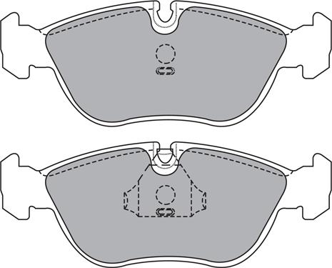 AISIN ASN-2195 - Комплект спирачно феродо, дискови спирачки vvparts.bg