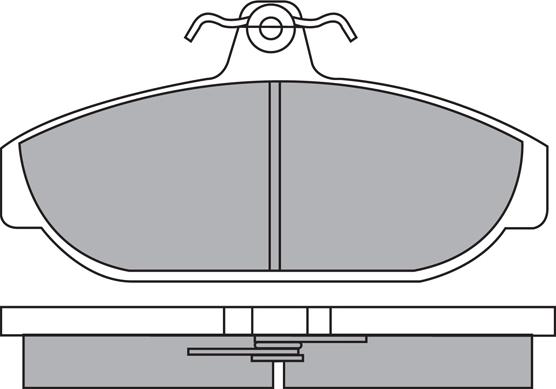 AISIN ASN-2193 - Комплект спирачно феродо, дискови спирачки vvparts.bg