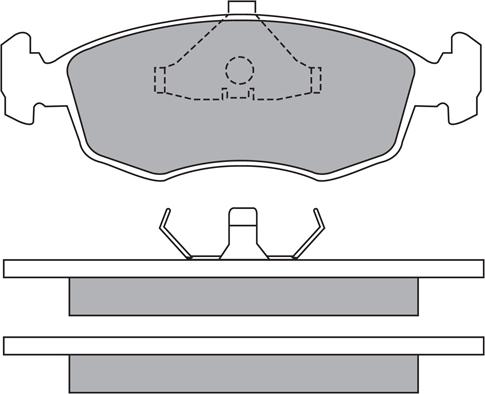 AISIN ASN-2112 - Комплект спирачно феродо, дискови спирачки vvparts.bg