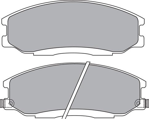 AISIN ASN-2180 - Комплект спирачно феродо, дискови спирачки vvparts.bg