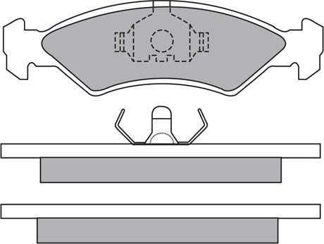 AISIN ASN-2128 - Комплект спирачно феродо, дискови спирачки vvparts.bg