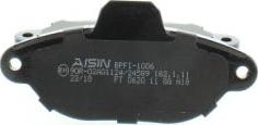 AISIN BPFI-1006 - Комплект спирачно феродо, дискови спирачки vvparts.bg