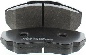 AISIN BPFI-1010 - Комплект спирачно феродо, дискови спирачки vvparts.bg