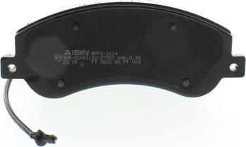 AISIN BPFO-1014 - Комплект спирачно феродо, дискови спирачки vvparts.bg